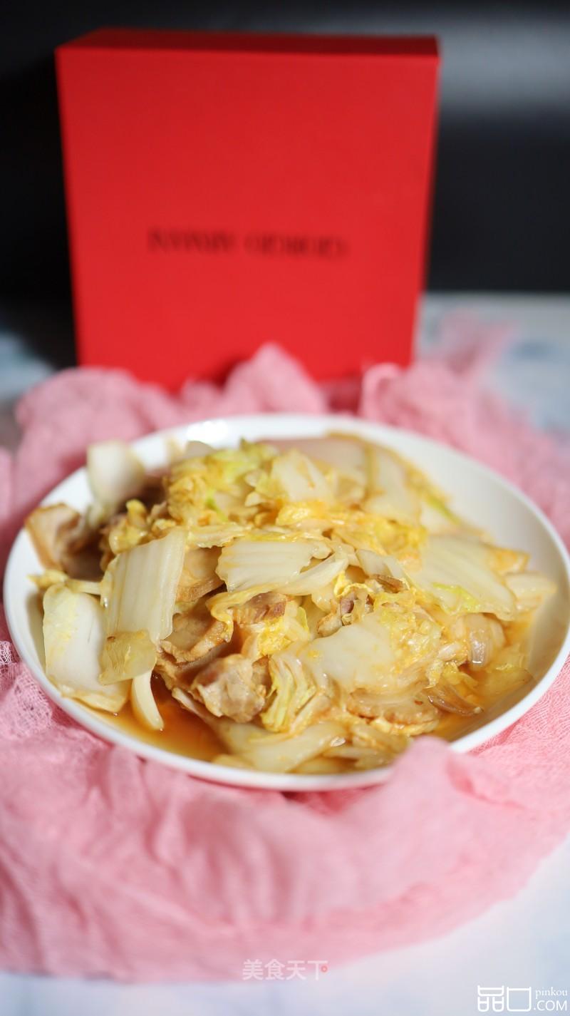 五花肉炒娃娃菜