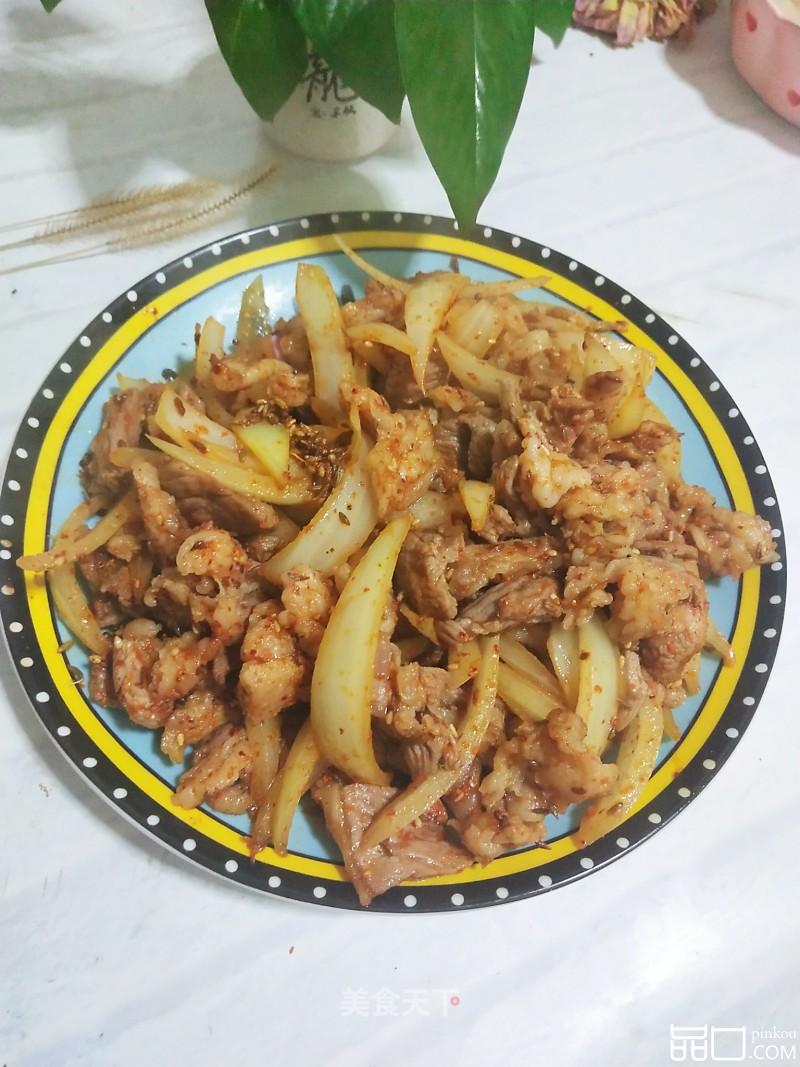 烧烤料炒羊肉