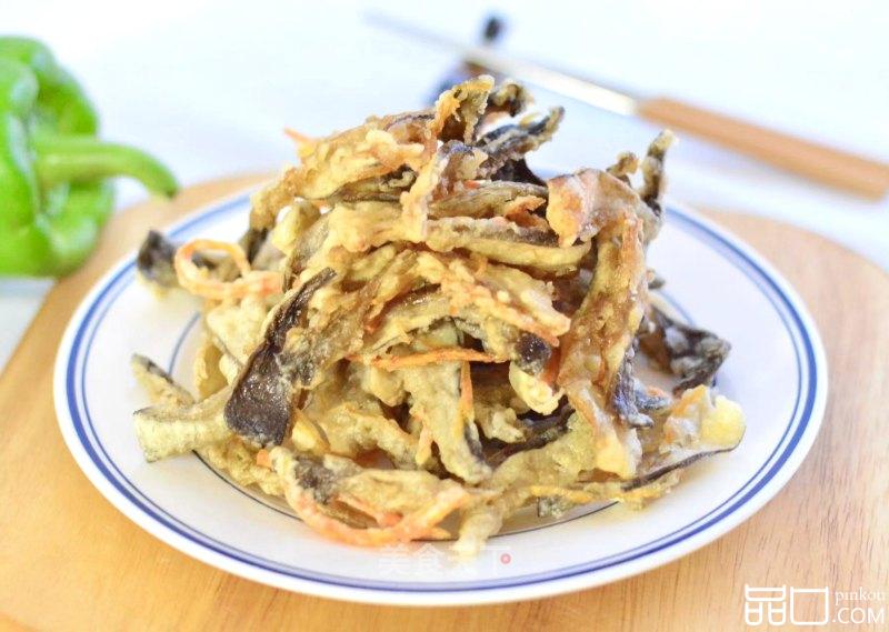 香炸平菇