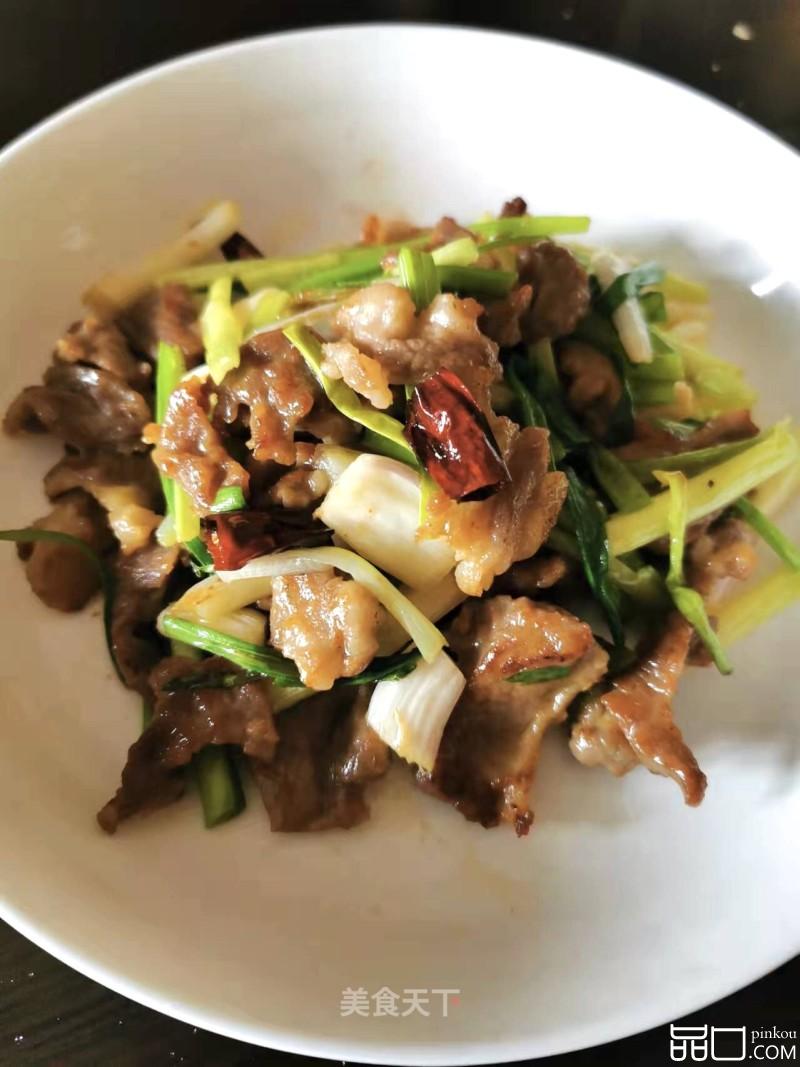 香葱炒羊肉