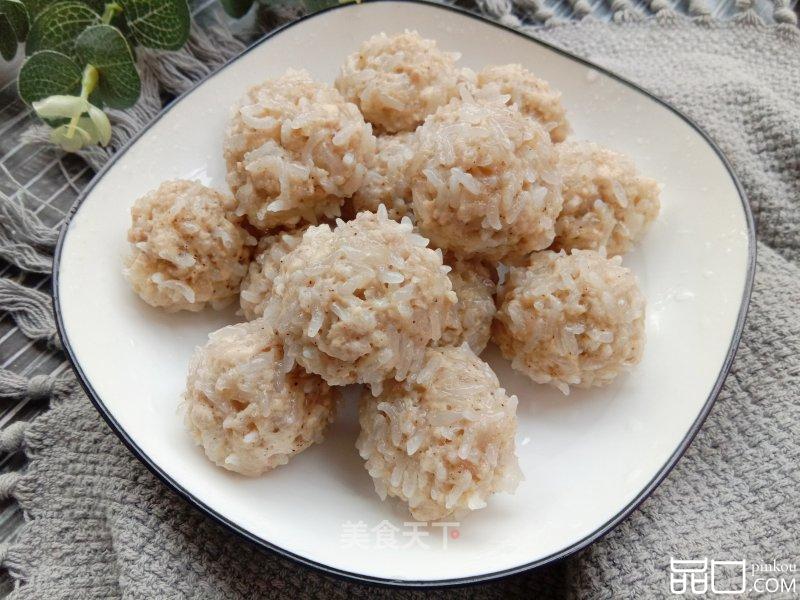 豆腐糯米丸子