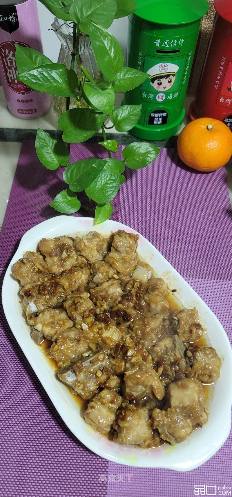 黄豆酱蒜香排骨