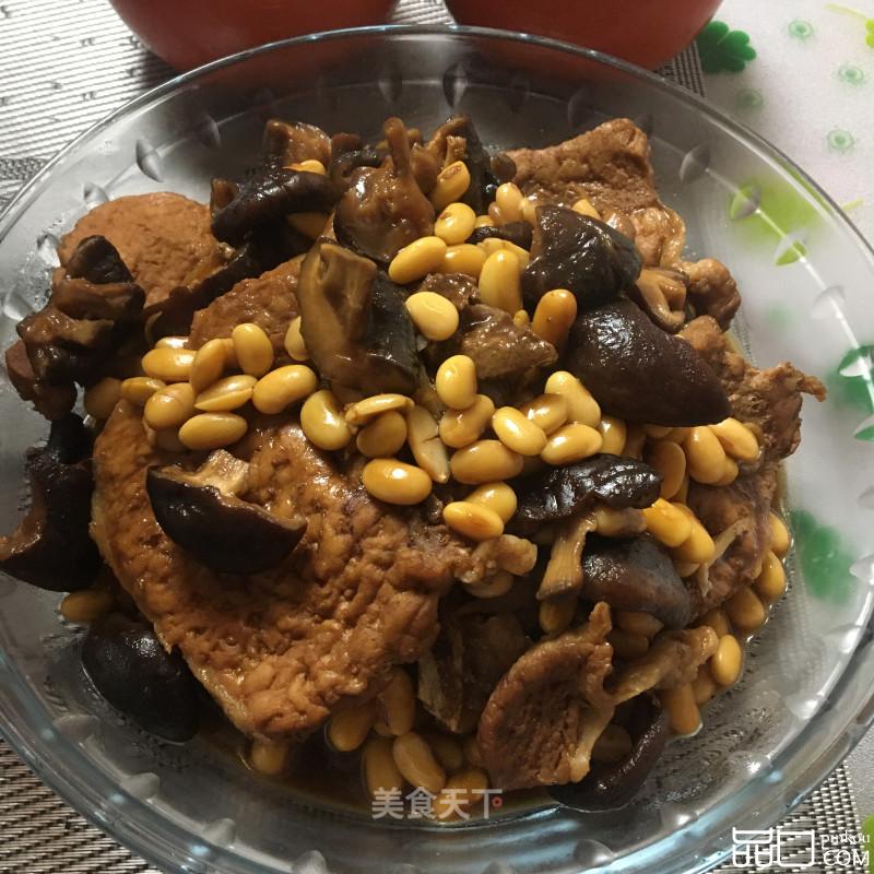 香菇黄豆烧大排