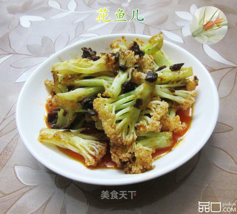 香菇酱炒花菜