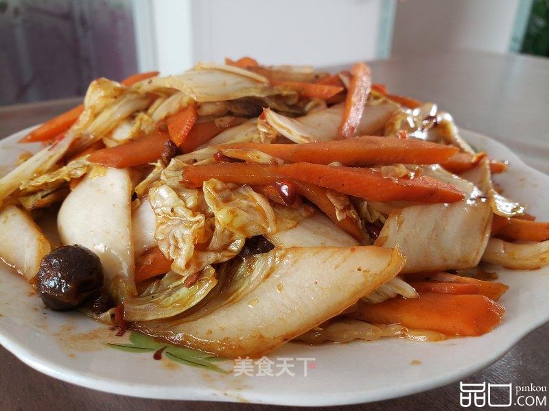 辣瓣酱炒白菜