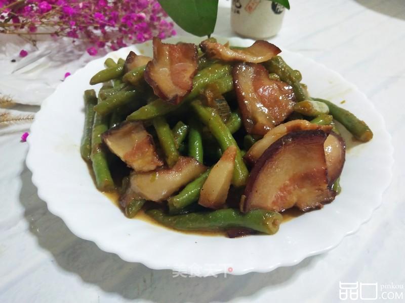腊肉炖豆角