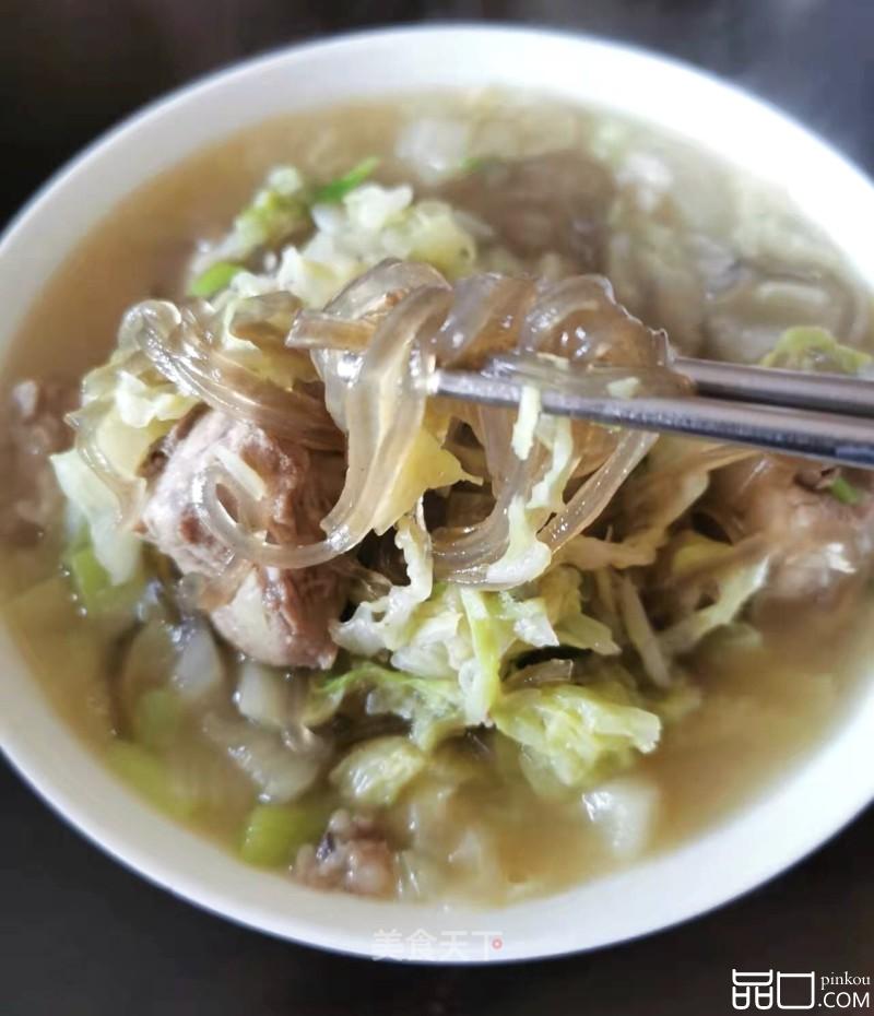 排骨白菜炖粉条