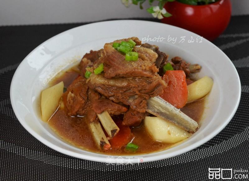 胡萝卜山药炖羊肉