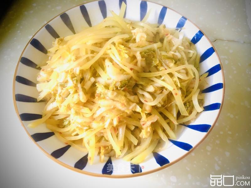 土豆丝炒酸菜