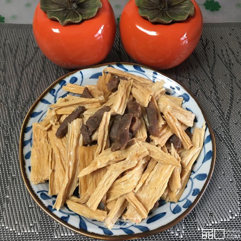 牛肉炒腐竹
