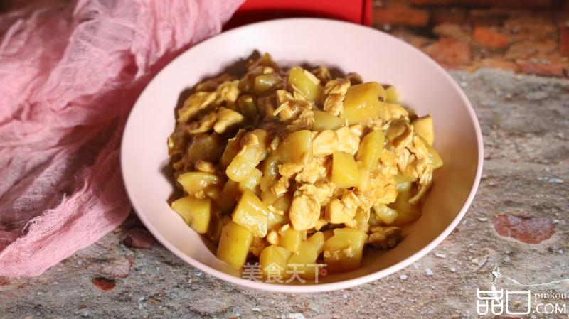 鸡胸肉咖喱土豆