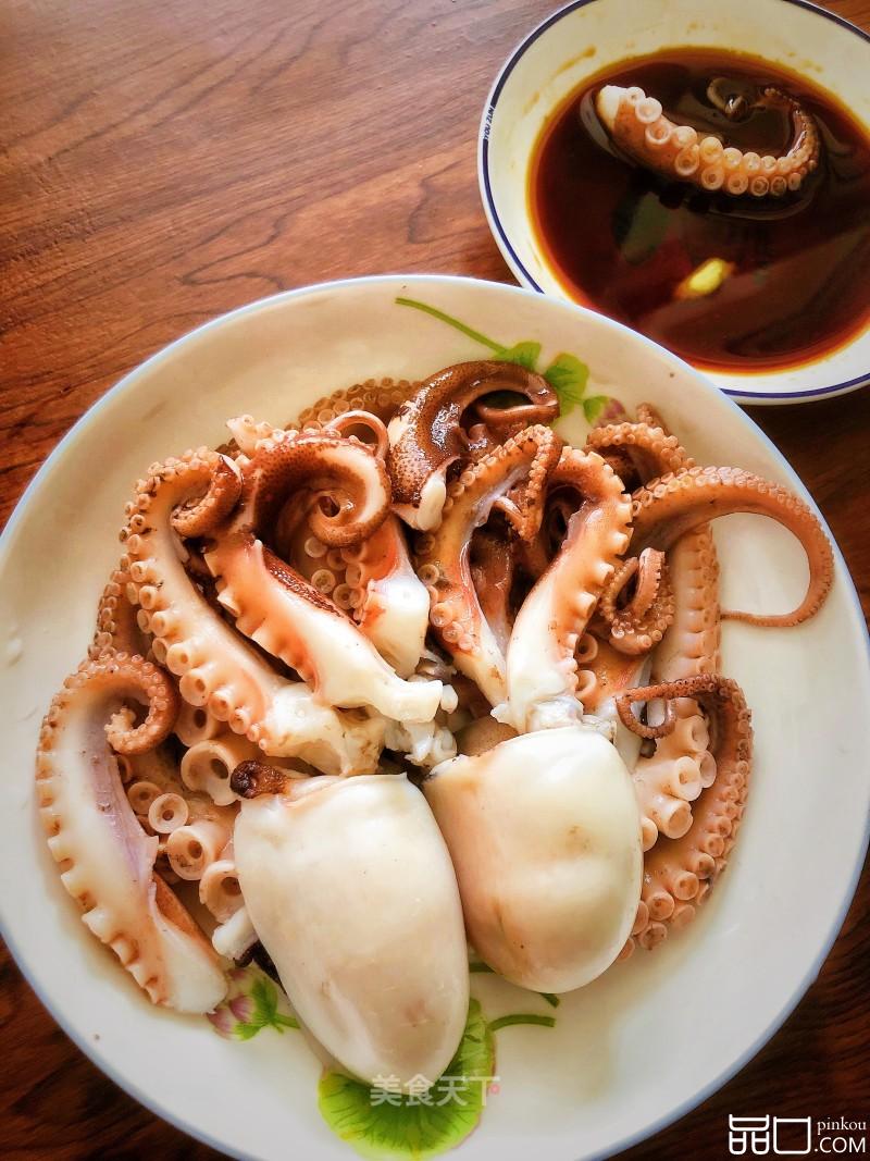 白灼章鱼