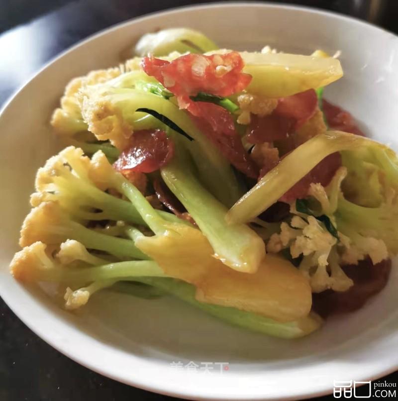 菜花炒腊肠