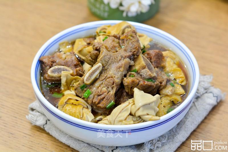 牛仔骨炖豆腐结