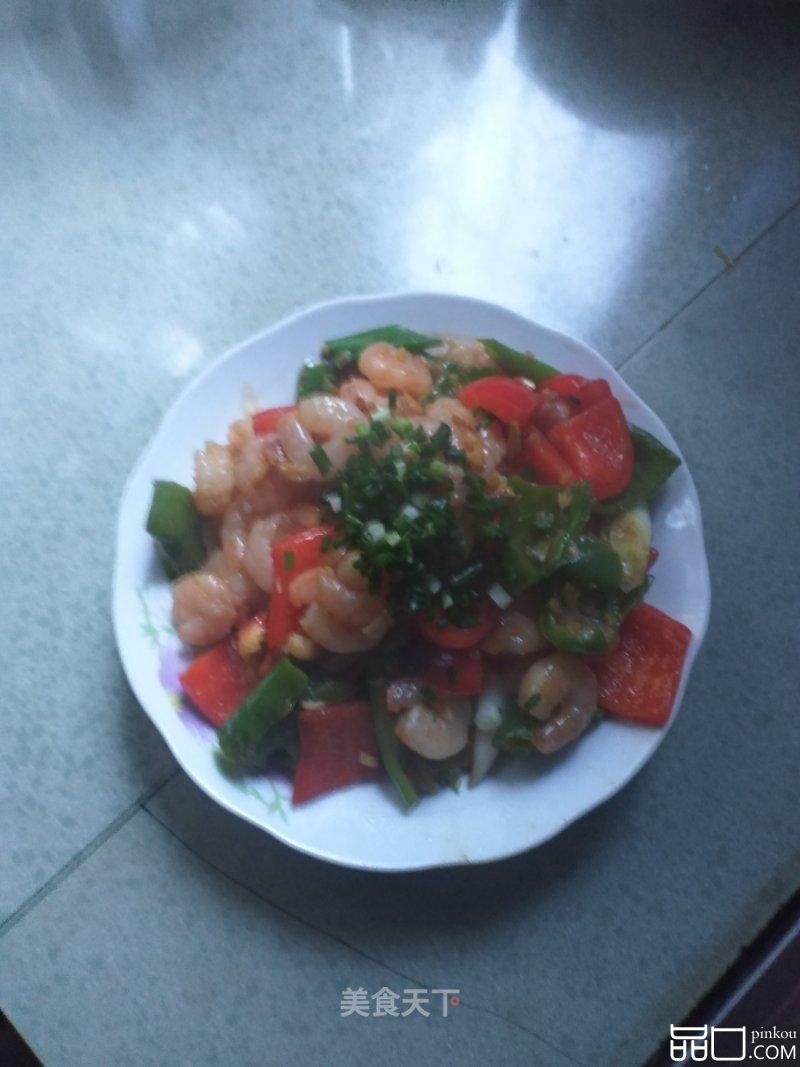 三色虾仁
