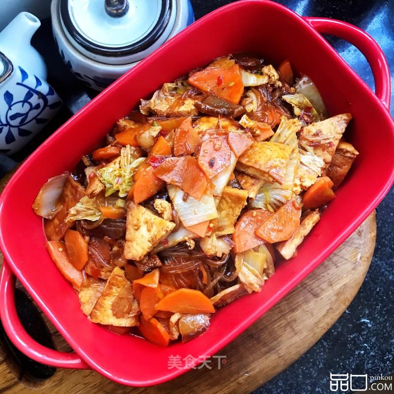 白菜粉条炖腊肉