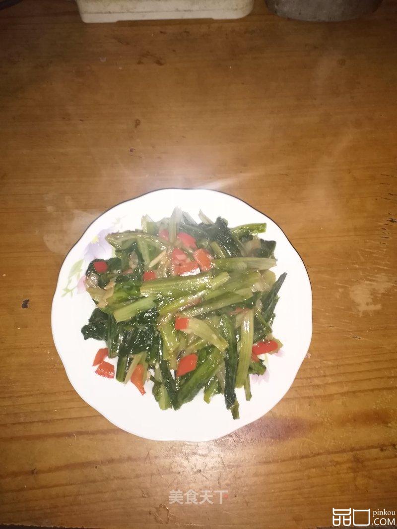 清炒莴苣叶