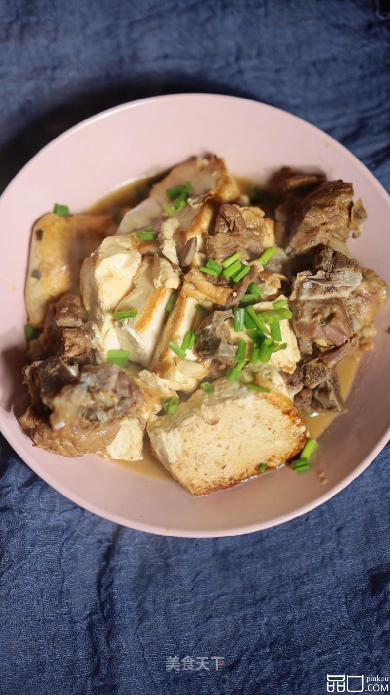 排骨焖豆腐