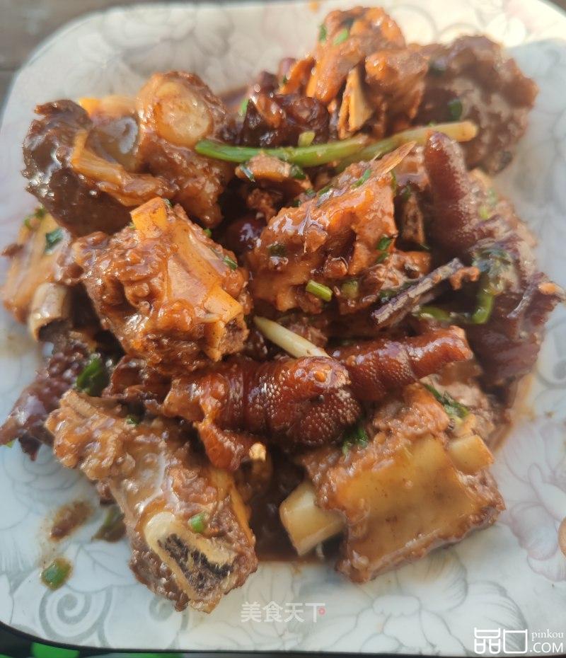 鸡爪烧排骨