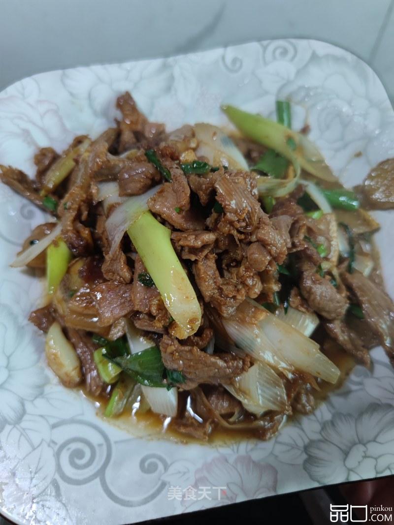 大葱炒羊肉