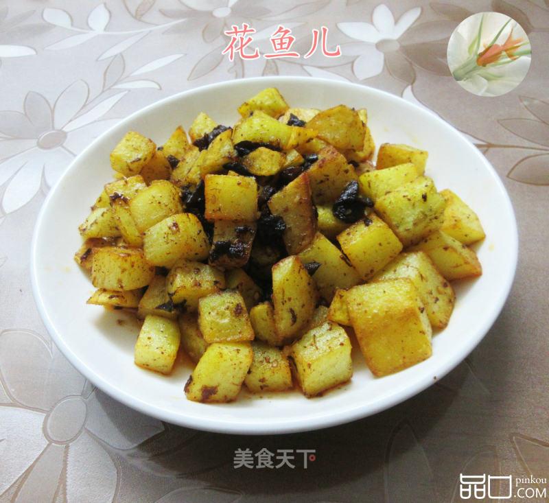 香菇酱炒土豆