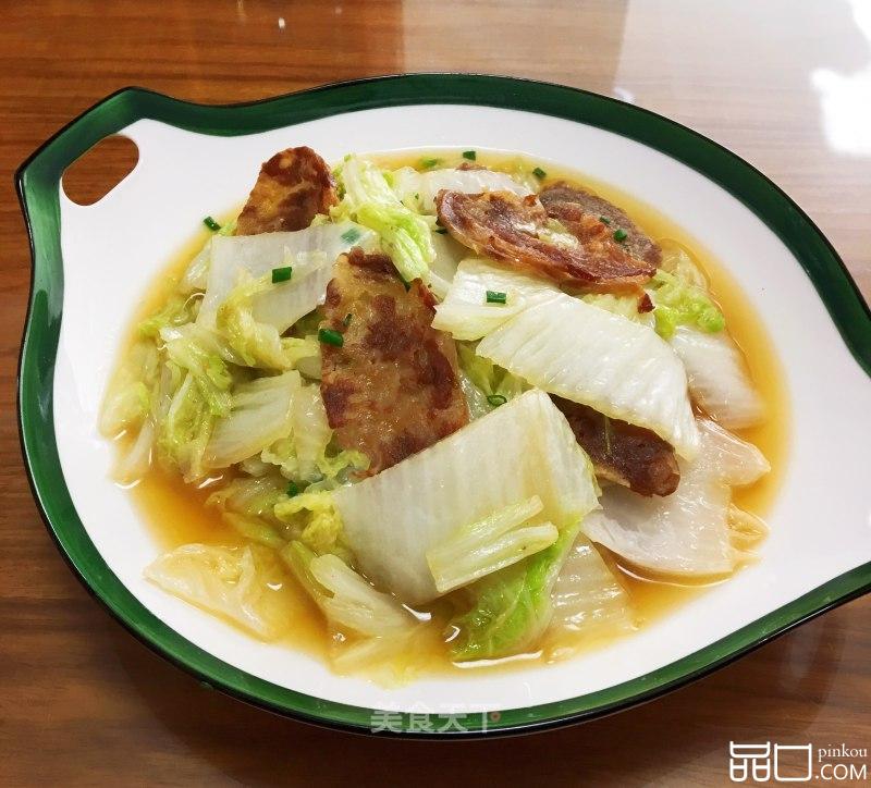 腊肠炒白菜