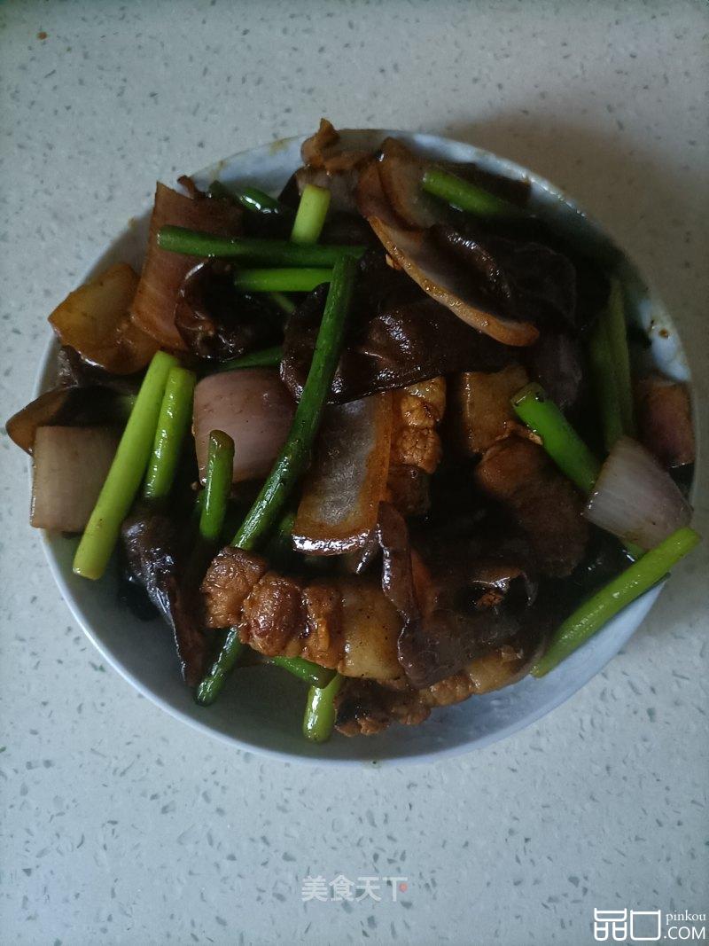 洋葱木耳炒蒜苔