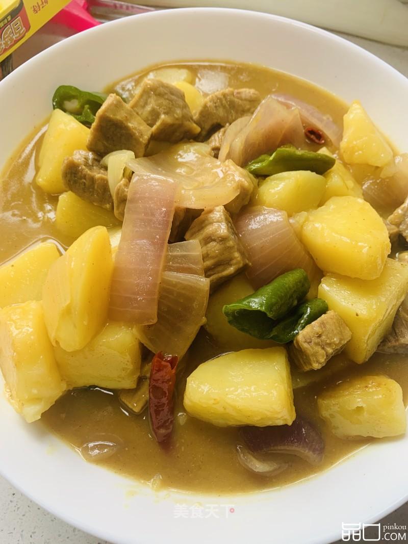 咖喱牛肉炖土豆
