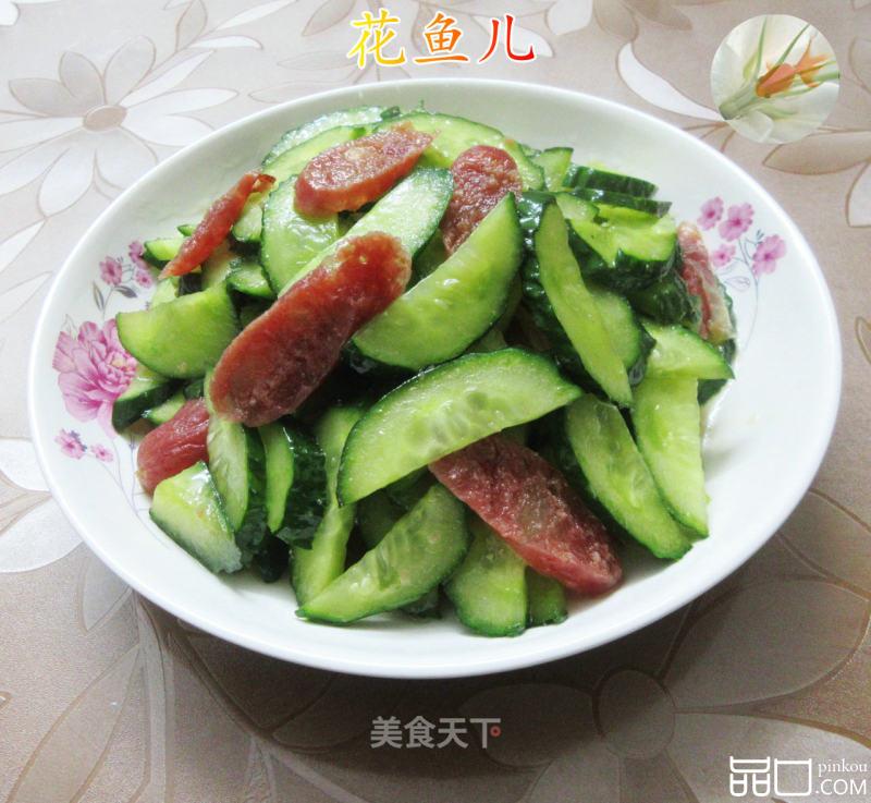 香肠炒青瓜
