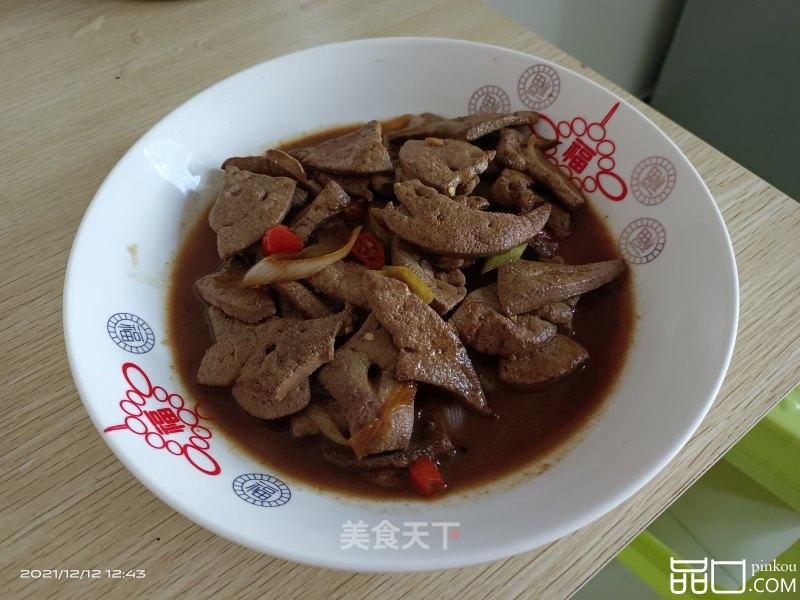 香辣炒猪肝