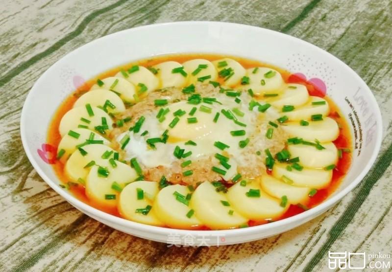 肉末鸡蛋蒸豆腐