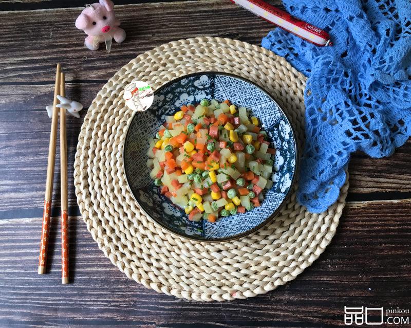 彩蔬火腿丁