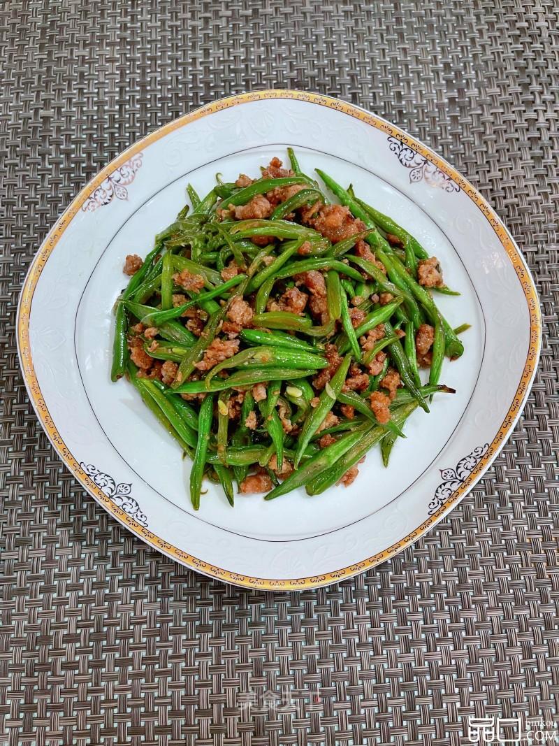 四季豆炒肉末