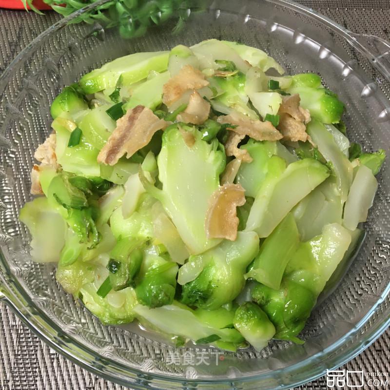 油渣炒儿菜