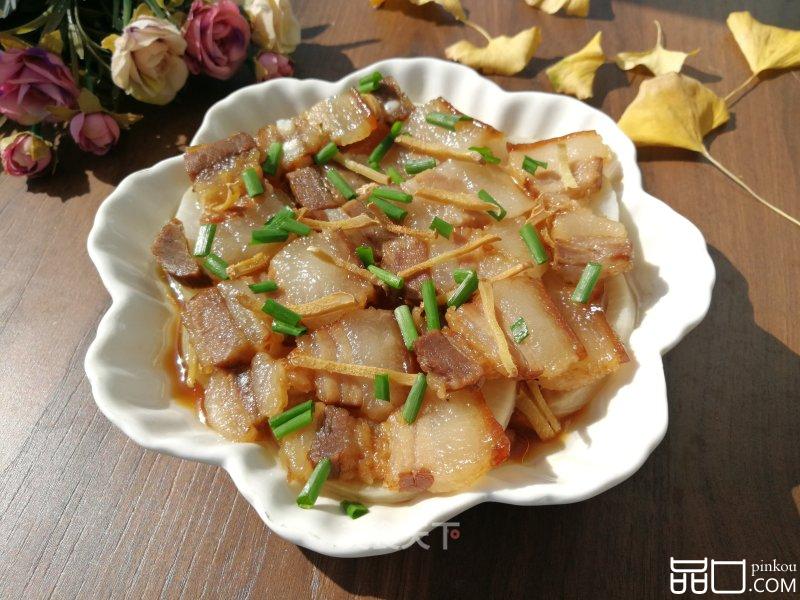 萝卜蒸腊肉
