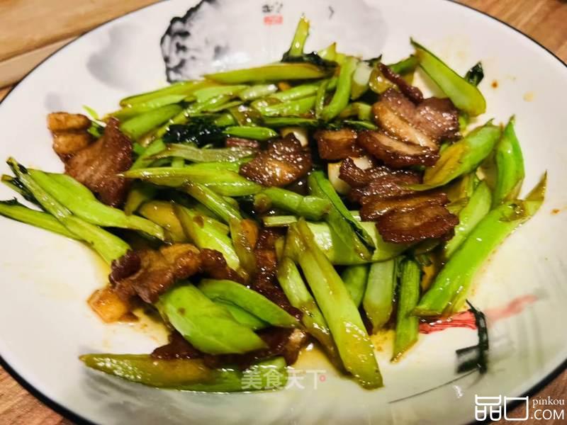 广东名菜-生炒菜心