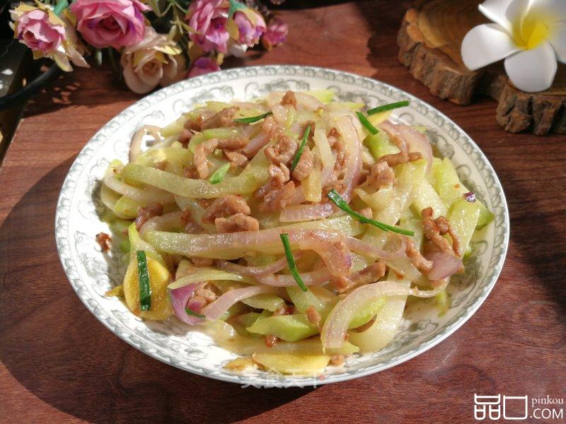 佛手瓜炒牛肉