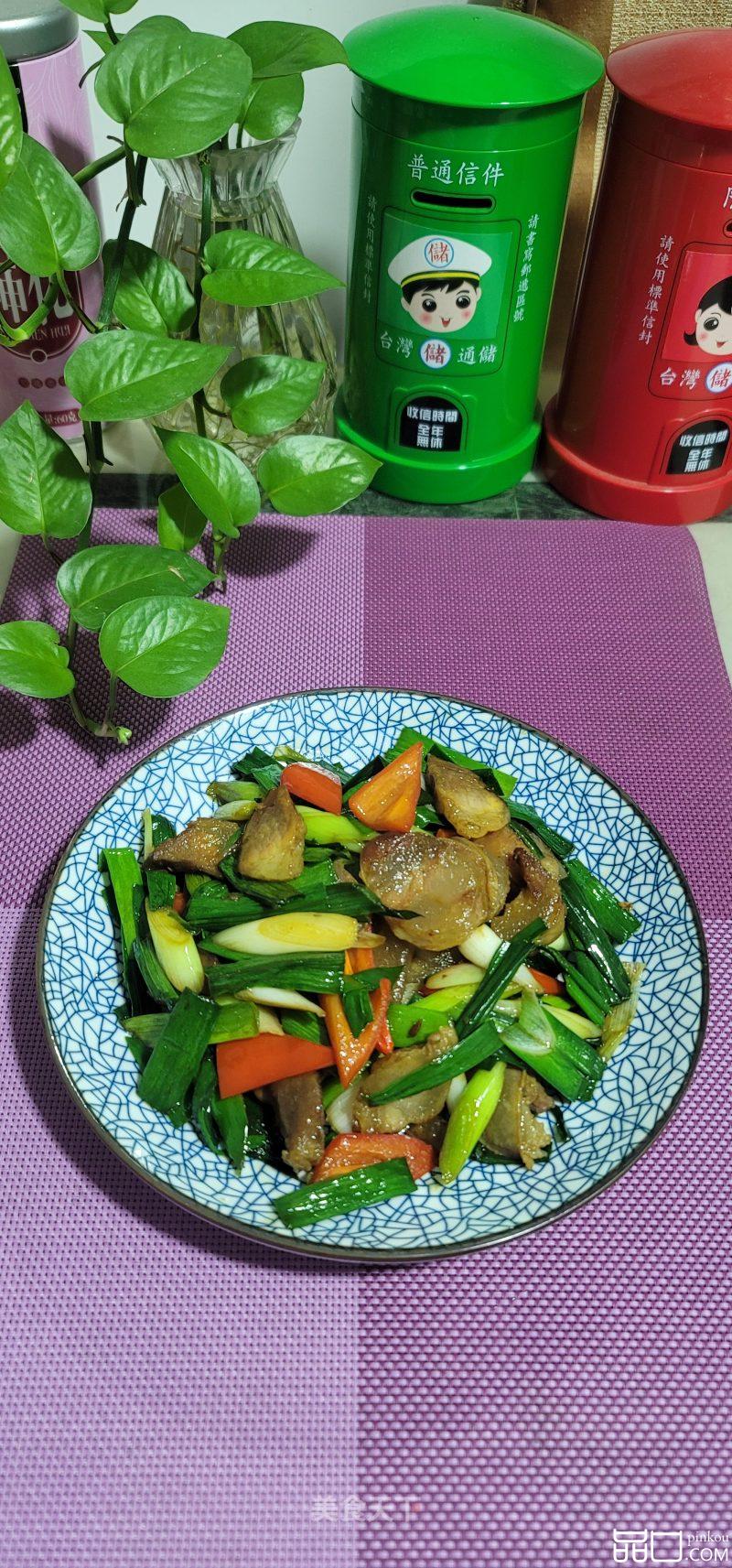 青蒜炒腊味