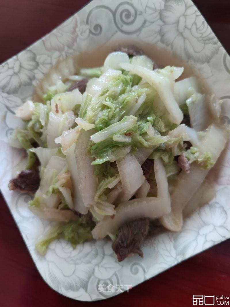 肉炒大白菜