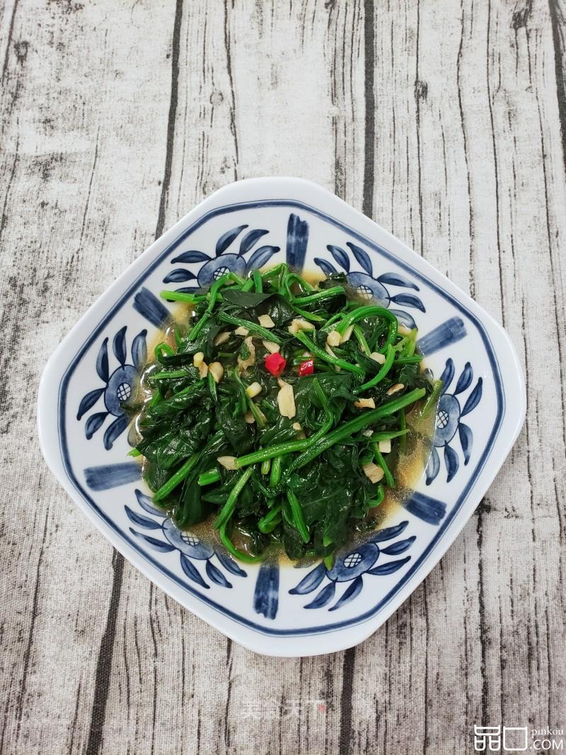 清爽可口藤椒菠菜