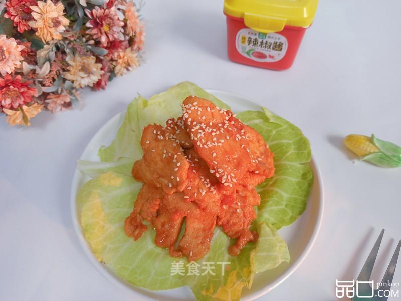韩式辣酱鸡胸肉