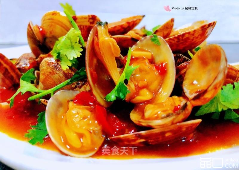 蒜蓉辣炒花甲