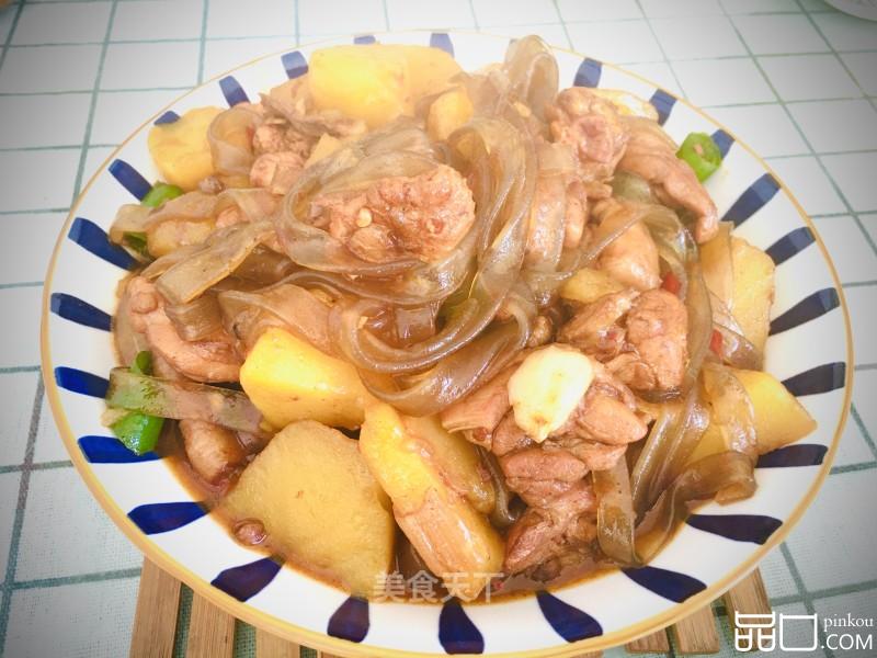 鸡肉炖土豆粉条