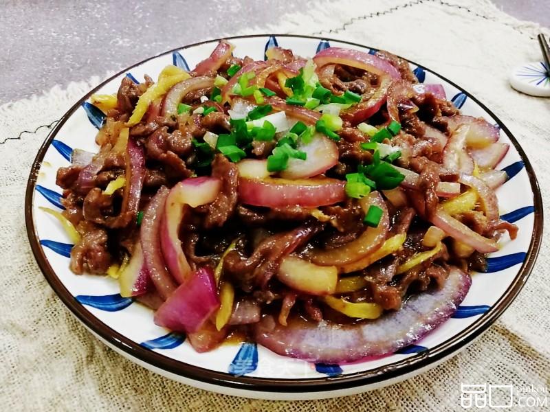 3分钟快手菜，洋葱爆炒牛肉丝