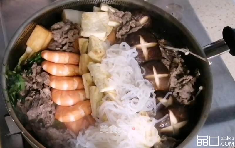 寿喜烧，三人份，自制汤底