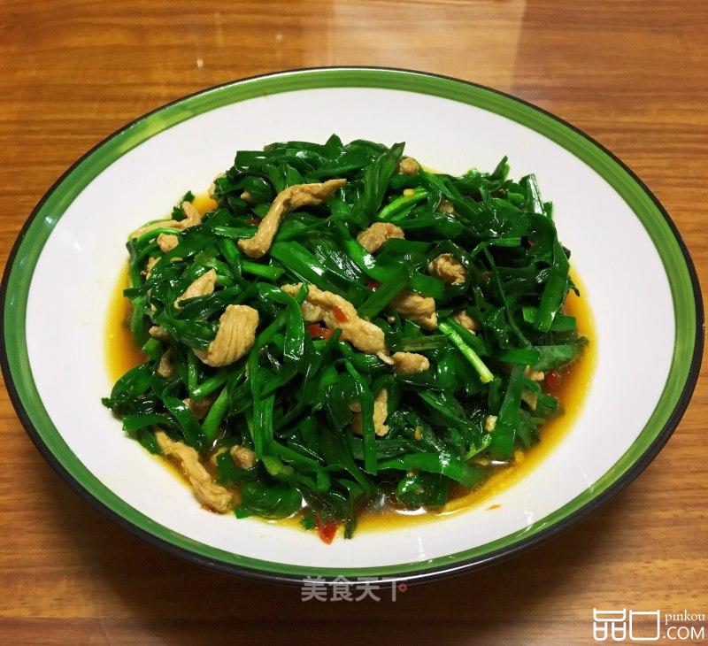 韭菜炒肉丝