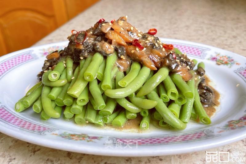 白灼长豆角