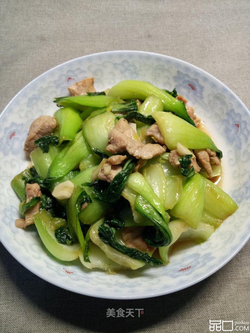家常炒油菜