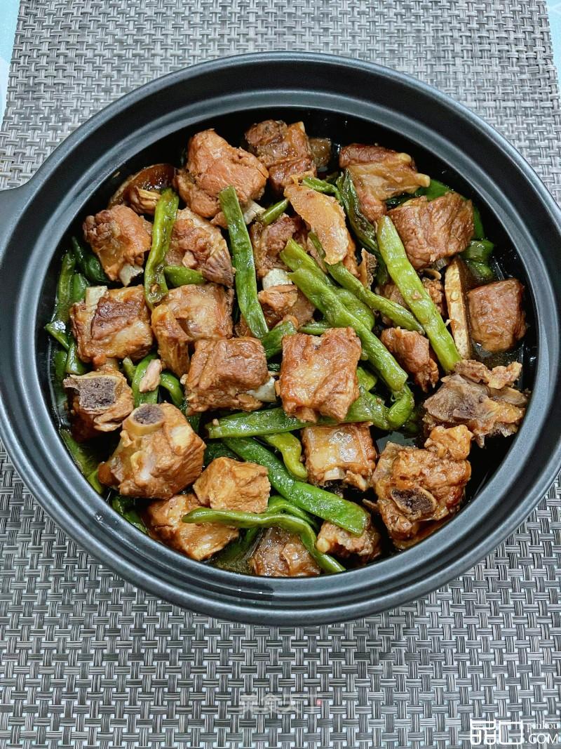 四季豆焖排骨