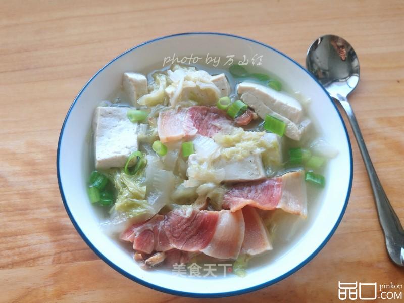 火腿炖白菜豆腐